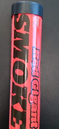 Świeca dymna czerwona z zawleczką