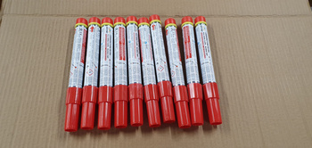 10 x Raca morska - czerwon