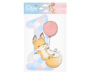 Dekoracja na stół CYFRA 1 roczek