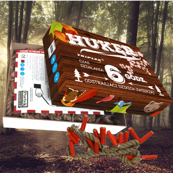 HUKER - odstraszacz dzikich zwierząt zestaw 36szt