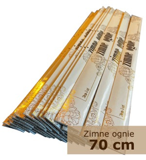 ZIMNE OGNIE WESELNE 70cm ZESTAW 100szt.