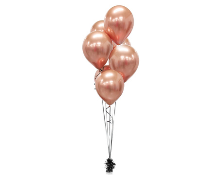 Balony Beauty&amp;Charm, platynowe różowo-złote 12 cali / 7 szt.
