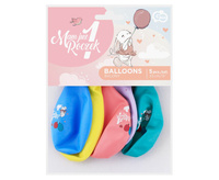 Balony URODZINOWE na roczek - 5 szt.
