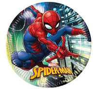 Talerzyki urodzinowe Spiderman Team Up - 23 cm - 8 szt.
