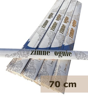 ZESTAW 100.szt + gratis zestaw zimnych ogni, 70cm