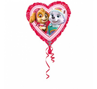 BALON FOLIOWY -PAW PATROL LOVE - GIRL-18"