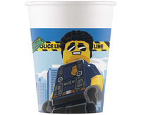 KUBECZKI PAPIEROWE LEGO CITY - 200 ml